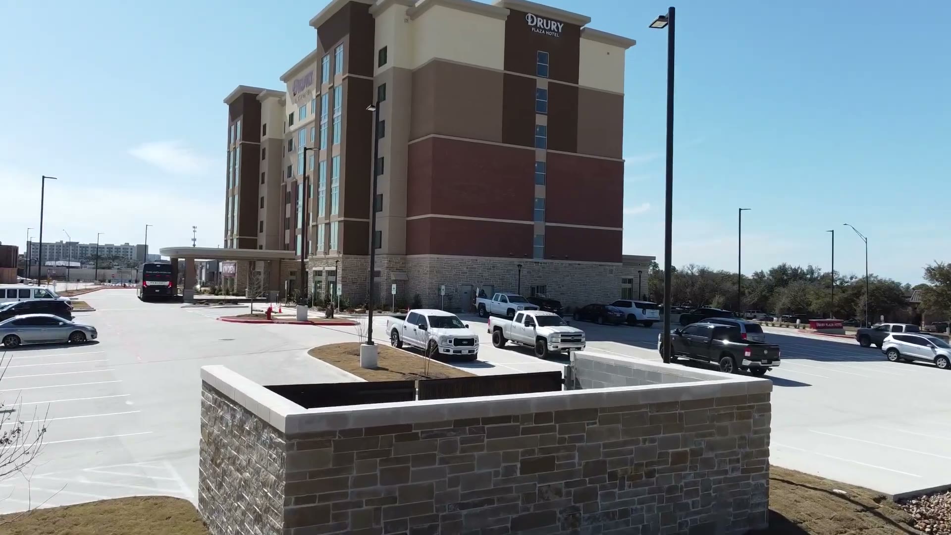 Commercial building exterior